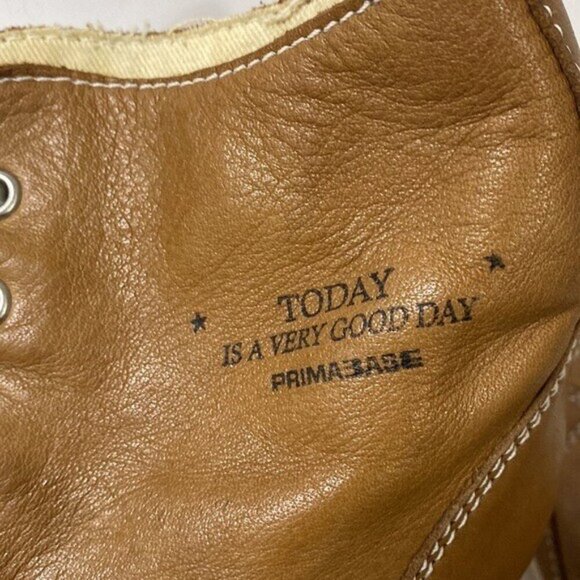 Primabase Italy leather booties women size 38 lace up wedges casual vintage Y2K - Picture 7 of 12